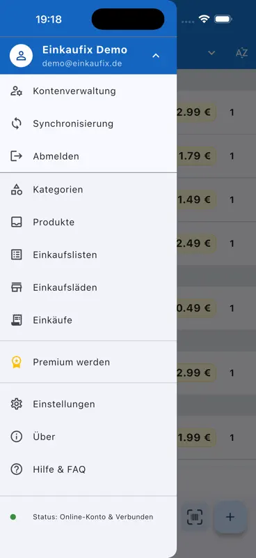 Zelistix - Einkaufsliste screenshot 7 of 7