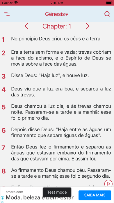 NVI Português Portuguese Bible Screenshot