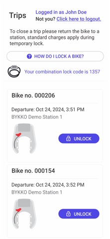 BYKKO Lock screenshot