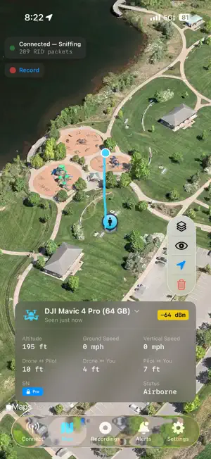 Remote ID Drone Radar screenshot 1