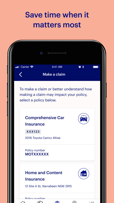 NRMA Insurance Screenshot