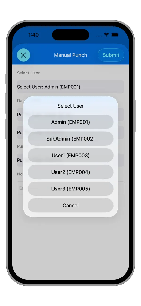 Screenshot #3 pour SmallBiz Attendance-Time Sheet