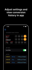 Pace Converter Widget screenshot