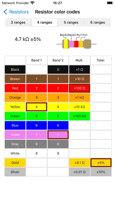 Electronic Circuits Calc Pro screenshot 5 of 10