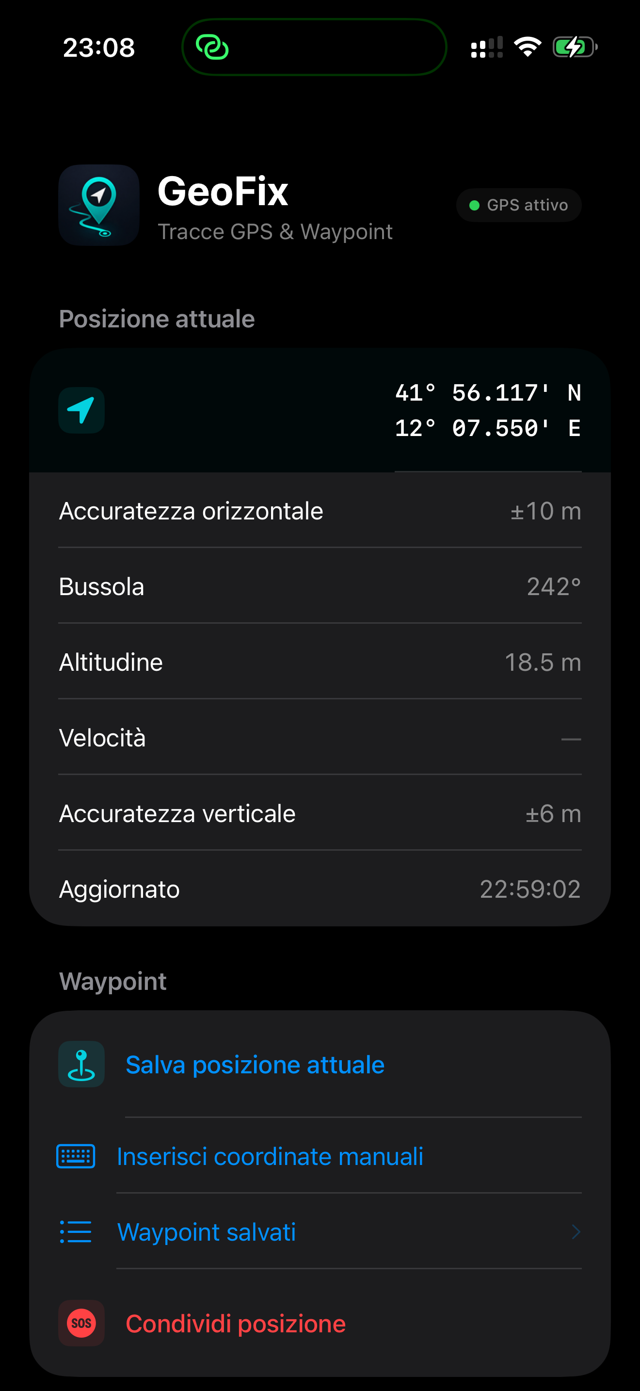 GeoFix – Tracce GPS & Waypoint screenshot 5
