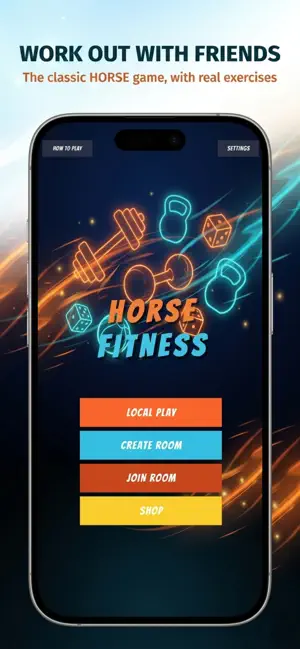 HORSE Fitness - Dice Workout screenshot 1