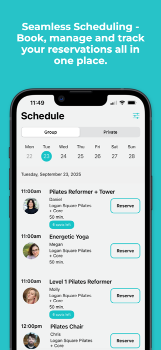 Logan Square Pilates + Core Screenshot 3 of 4
