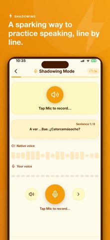 Learn English - LingoSpark iPhone screenshot