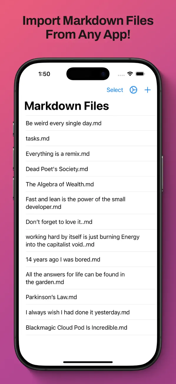 #4. Markdown Widget: Tasks & Notes (iOS) Podle: Spencer Shwetz