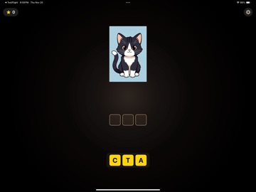 Kidos ABC typing game iPad screenshot