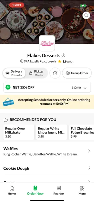Flakes Desserts screenshot 2
