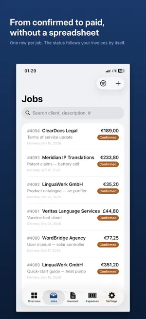 Deftest: Freelance Invoices screenshot 1
