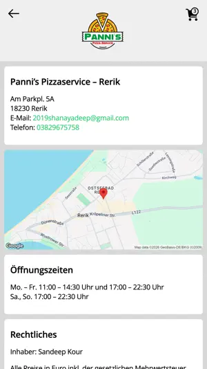 Panni’s Pizzaservice Rerik screenshot 4