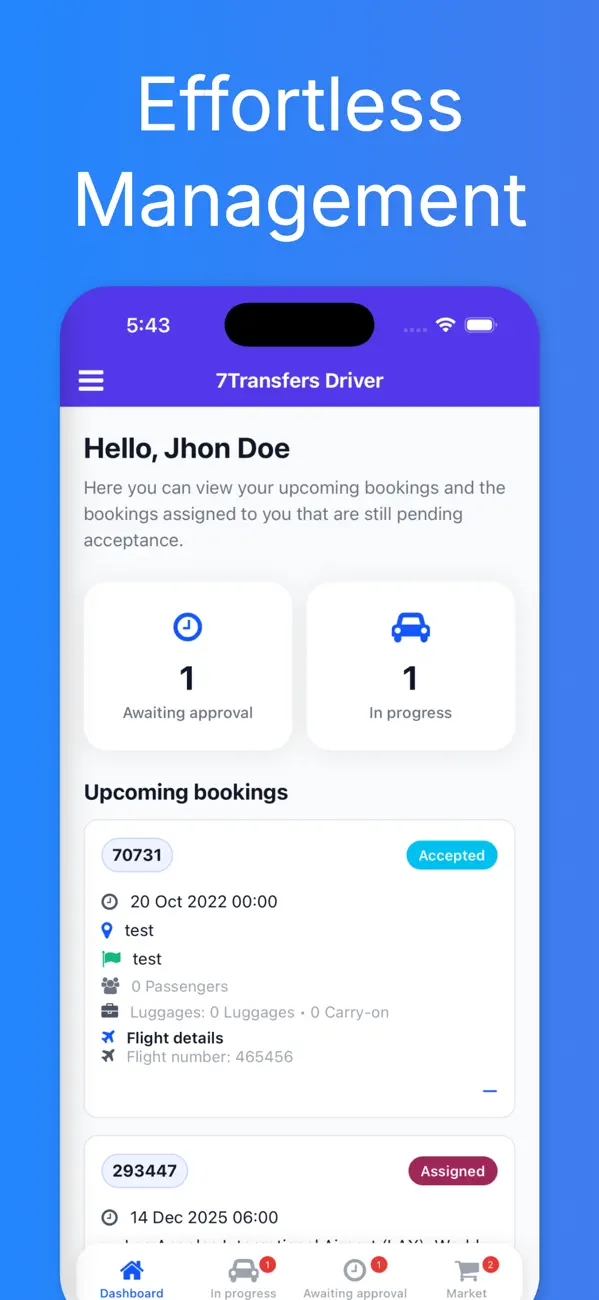 Screenshot #2 pour DriveX Driver Go
