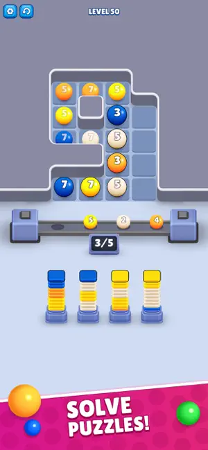Bounce Stack: Color Sort screenshot 1