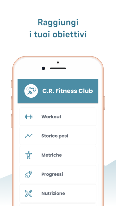 C.R. Fitness Club Screenshot
