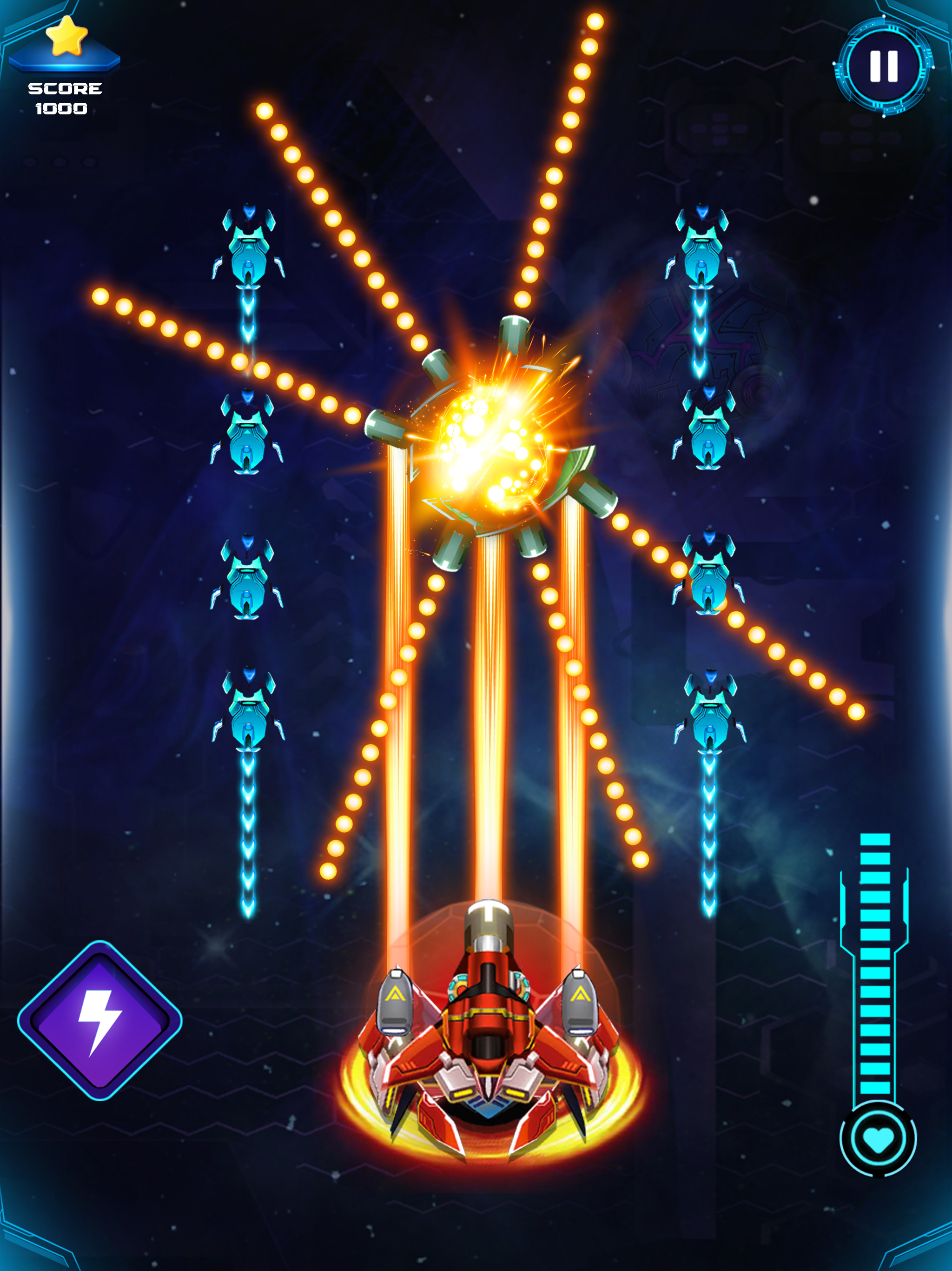 Orbital Strike Space Shooter