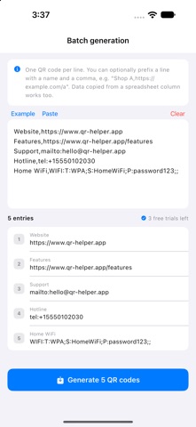 R Code Scanner & Generator screenshot 3