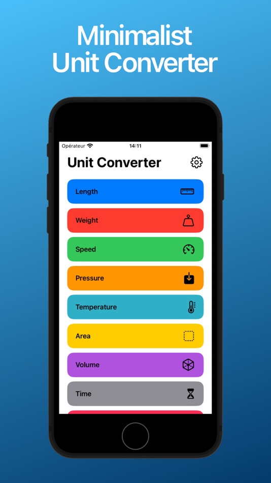 #1. Minimalist Unit Converter (iOS) 由: ALEXANDRE MARQUIS