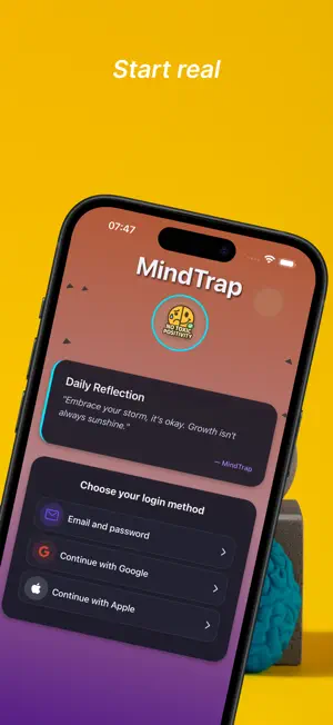 MindTrap - No Toxic Positivity screenshot 1