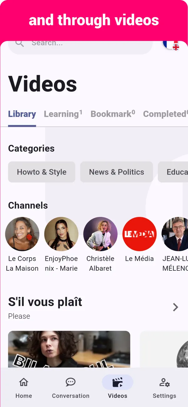 Screenshot #3 pour French  - Listening Speaking