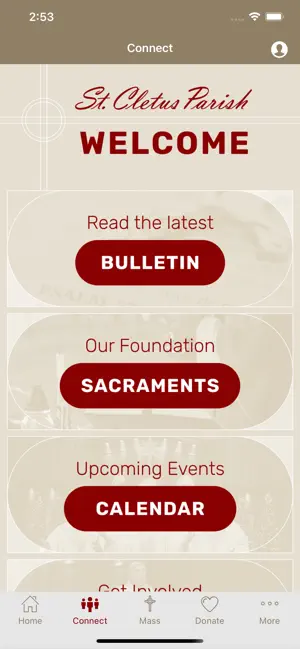 St. Cletus Parish screenshot 2