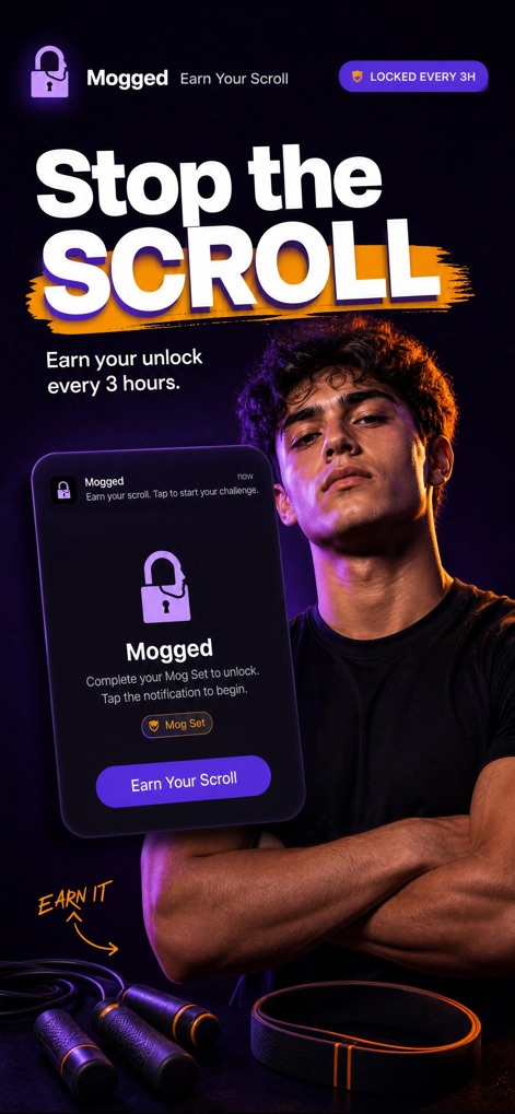 Mogged: Looksmax & Screen Time - Productivity App | MWM