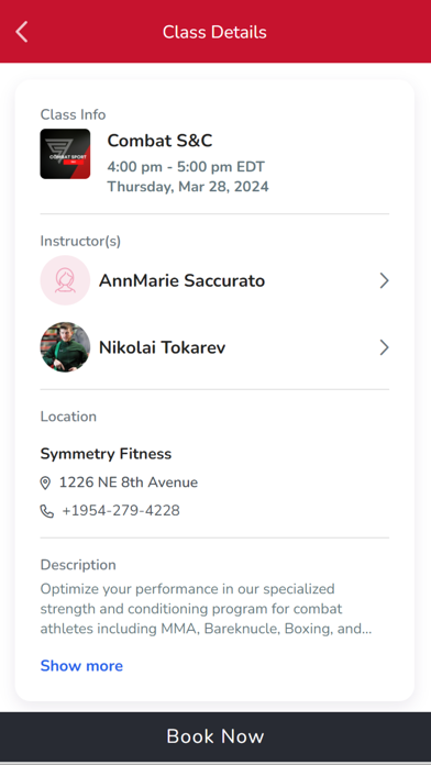 Symmetry Fitness Screenshot