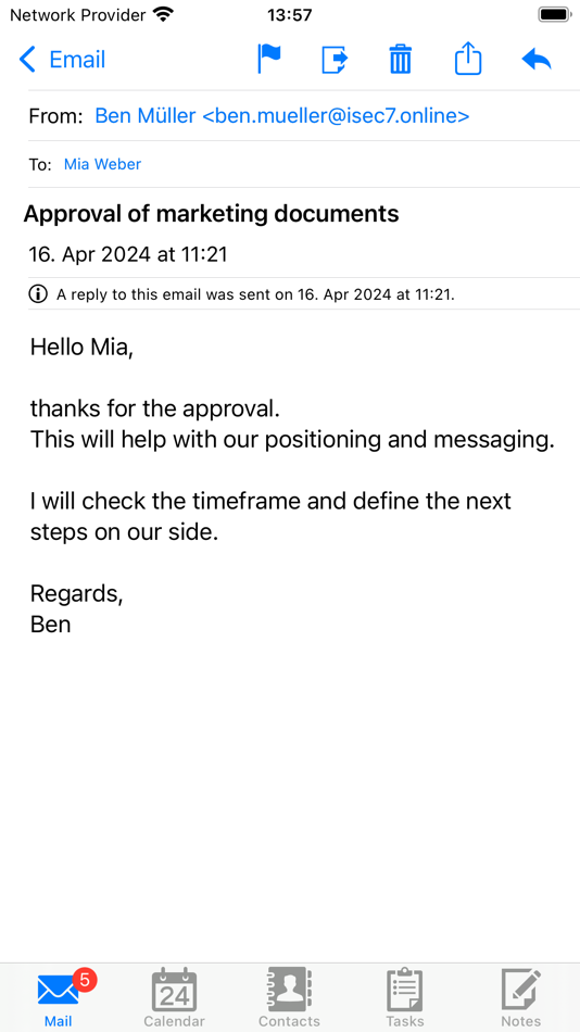 #2. ISEC7 MAIL for BlackBerry (iOS) Bởi: ISEC7 Group