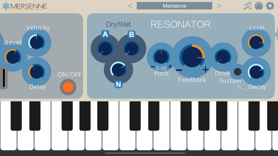 #5. Mersenne - AUv3 Plug-in Synth (iOS) 由: iceWorks, Inc.