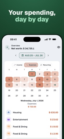 1M Finance: Cash Flow Tracker screenshot