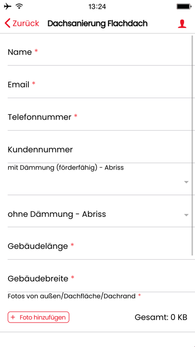 Marvin Eichele Dachdeckerei Screenshot