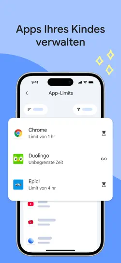 Screenshot von Google Family Link auf dem iPhone 2