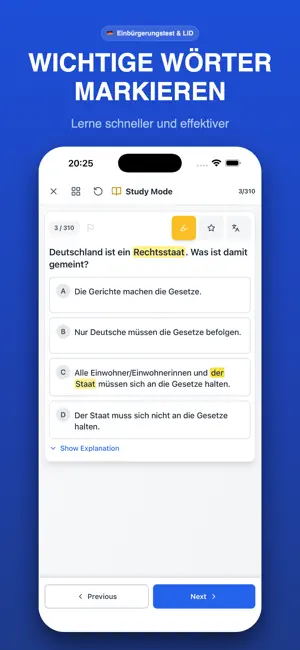 Einbürgerungstest LiD 2026 screenshot 4