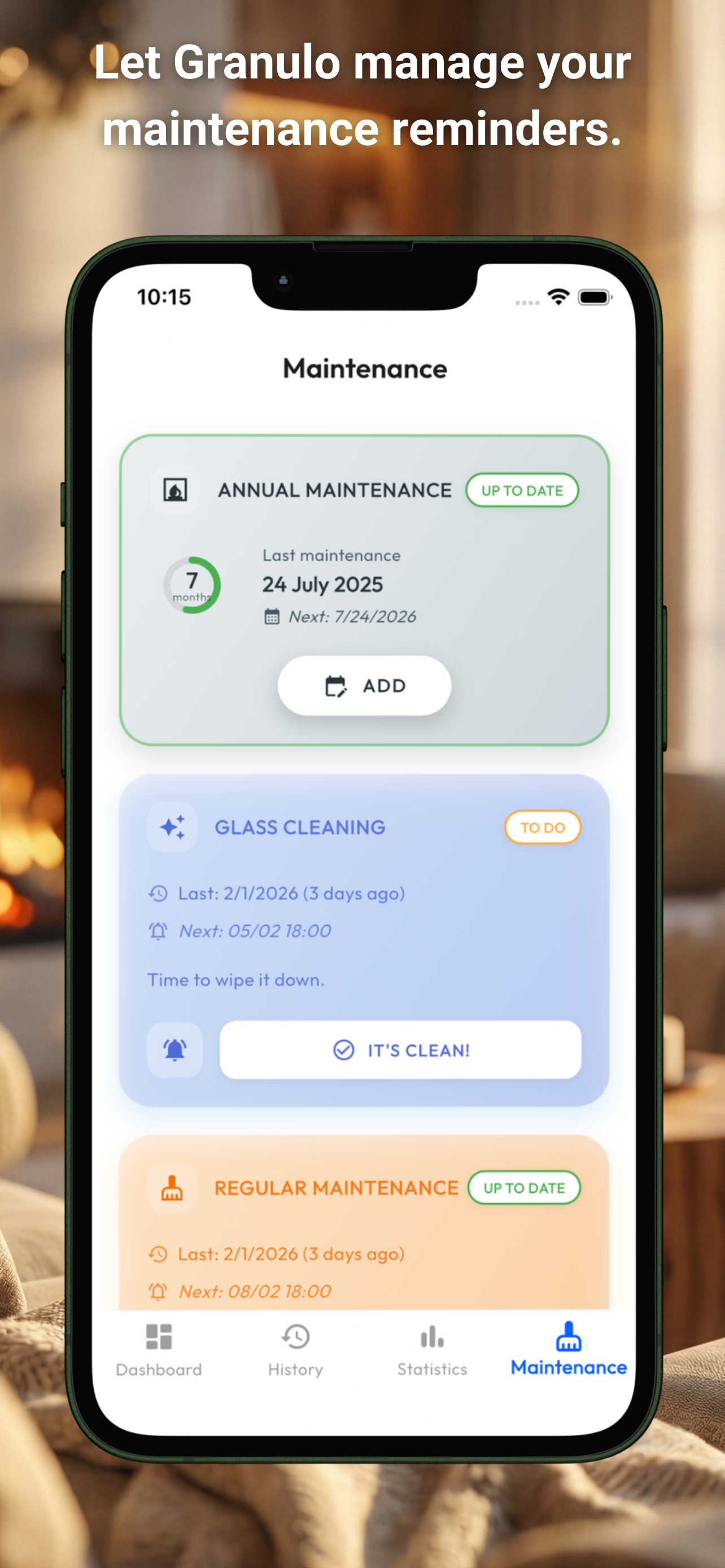 Granulo : pellet tracker