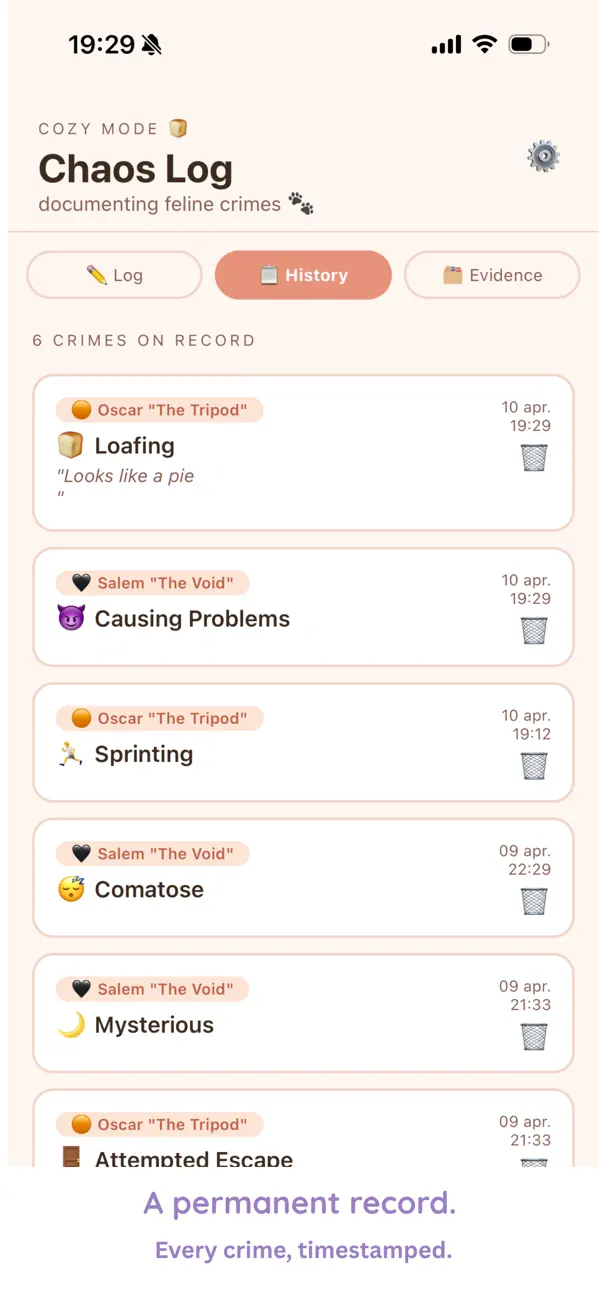 Screenshot #3 pour Chaos Log