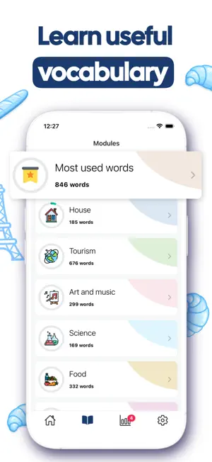 Learn French: Vocabulary Words screenshot 4