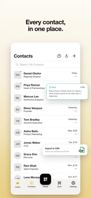 TapSnap: Digital Business Card screenshot 3