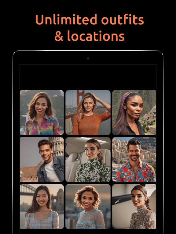 AI Headshot Generator GenAI iPad screenshot 5 - Graphics & Design app