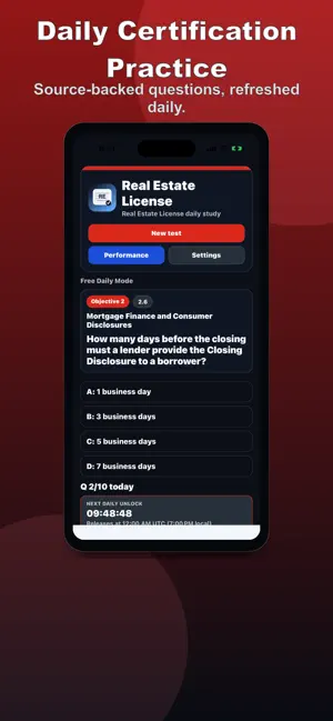 Real Estate Quiz Prep screenshot 1