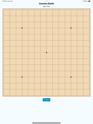 Gomoku Battle With AI