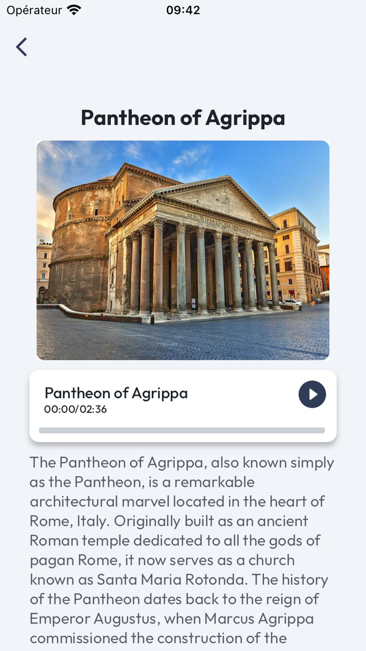 Roma, Tours e audio
