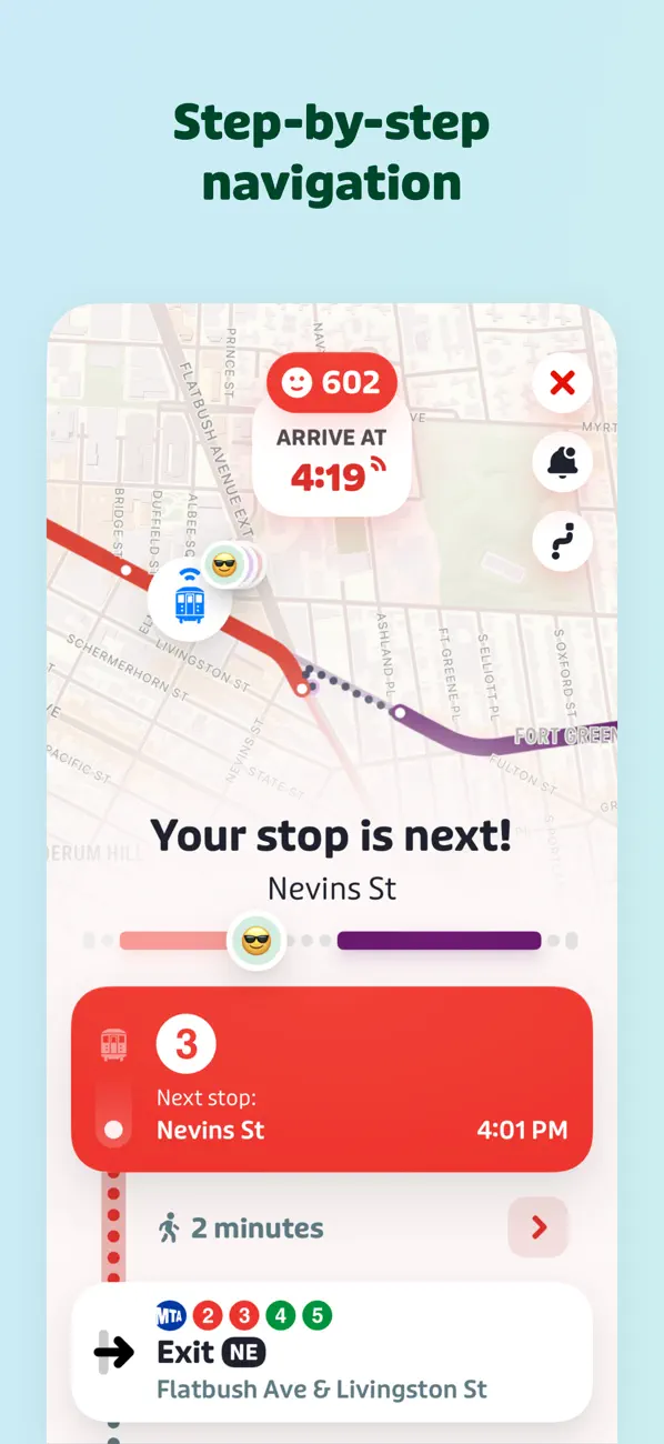 #5. Transit • Subway & Bus Times (iOS) Door: Transit App, Inc.