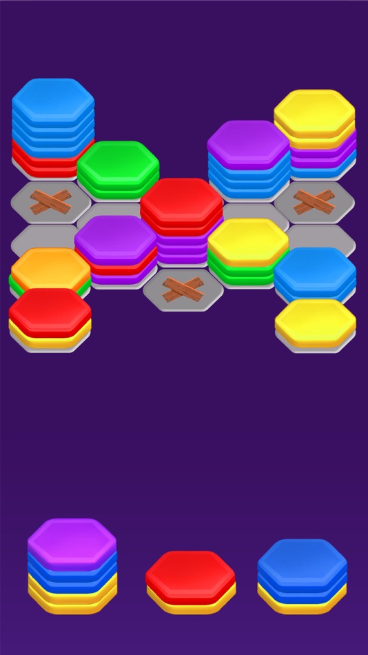 #8. Hexa Color Sorting Puzzle (iOS) By: D2M STUDIO COMPANY LIMITED