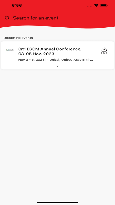 ESCM Conf Screenshot