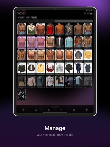 CC Swiper iPad screenshot