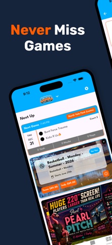 OSSO Sports iPhone screenshot