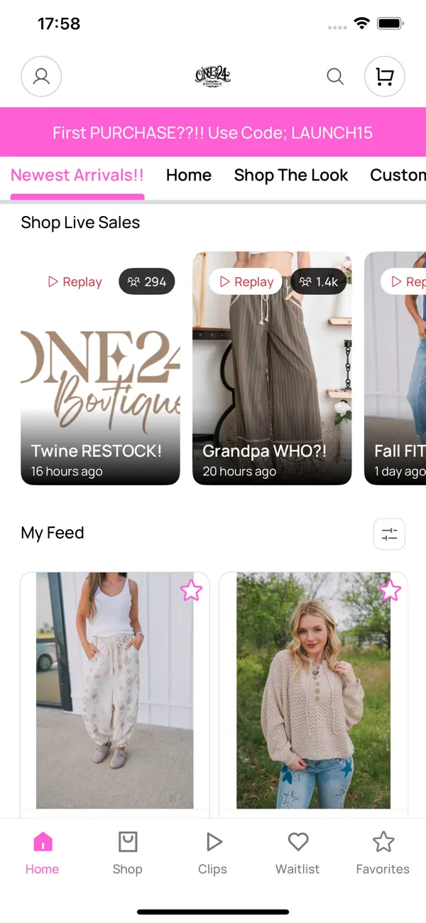 Screenshot #2 pour One24 Boutique
