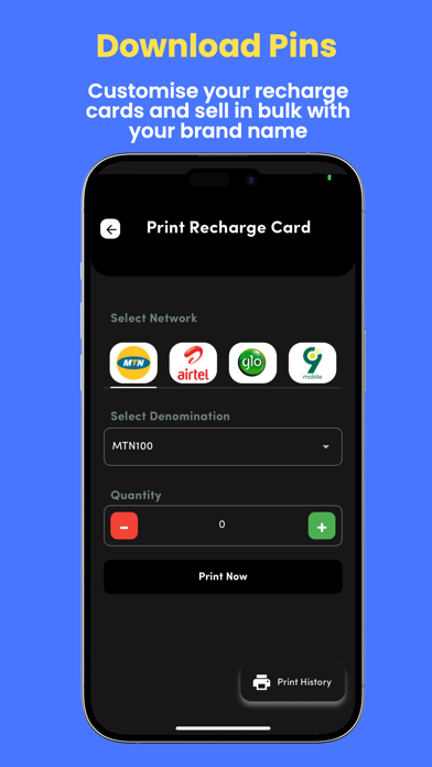 MOBitooT - Epin, VTU, Pay Bill Screenshot