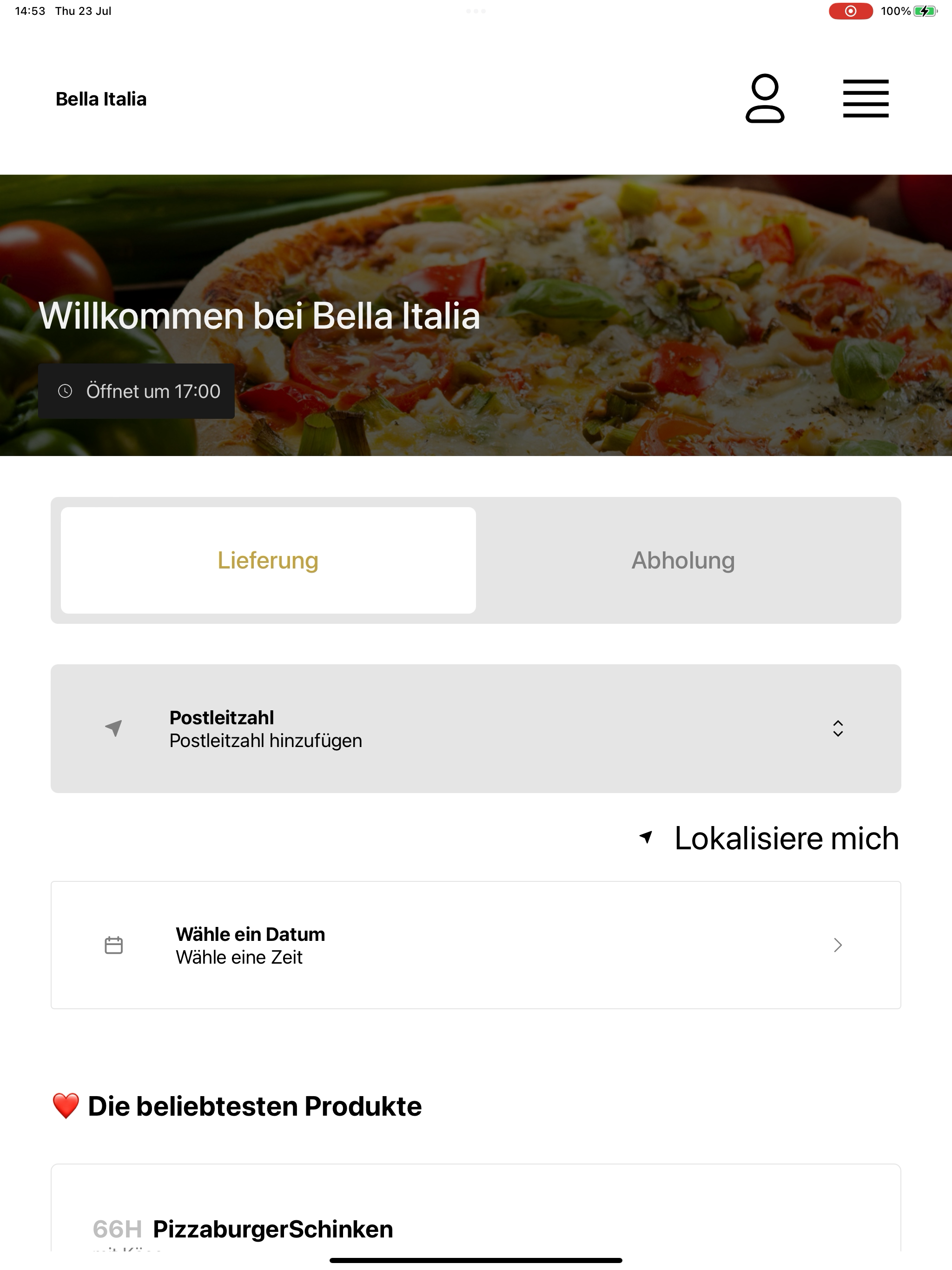 Bella Italia Weilheim screenshot 7